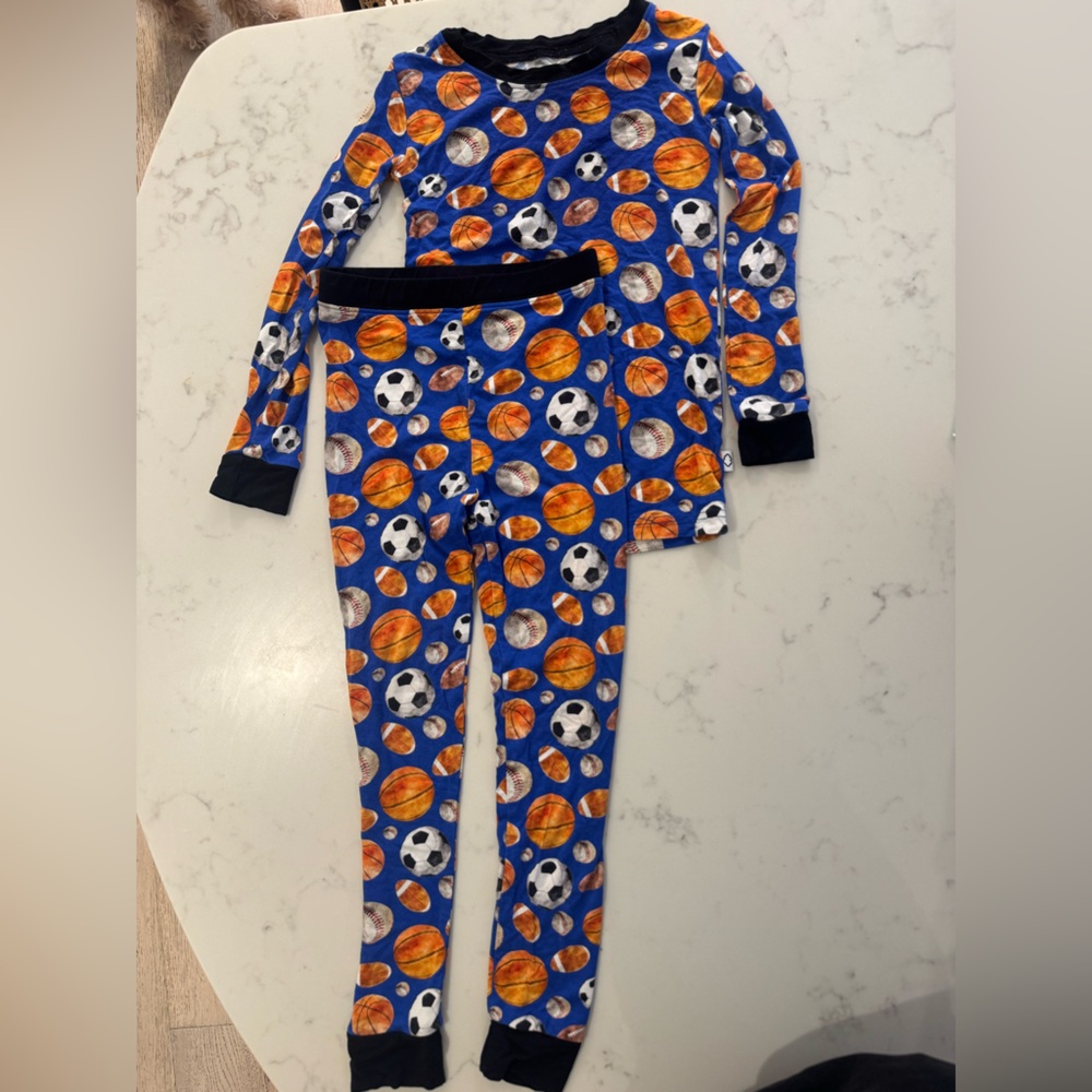 Boys Sports Bamboo Pajama Set